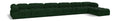 Anastasia 204" Green Boucle Fabric Upholstered 7pc. Modular Sectional - Sec7D