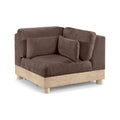 Tobin Chenille Fabric Upholstered Modular Corner Chair