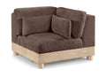 Tobin Chenille Fabric Upholstered Modular Corner Chair