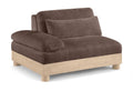 Tobin Chenille Fabric Upholstered Modular Left Arm Chair
