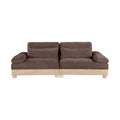 Tobin 95.5" Chenille Fabric Upholstered 2pc. Modular Sofa