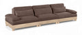 Tobin 135.5" Chenille Fabric Upholstered 3pc. Modular Sofa