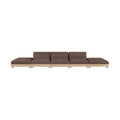 Tobin 200" Chenille Fabric Upholstered 5pc. Modular Sofa