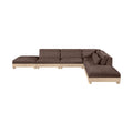 Tobin 160" Chenille Fabric Upholstered 6pc. Modular Sectional