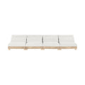 Tobin 160" Cream Chenille Fabric Upholstered 4pc. Modular Sofa - S4B