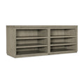 Linville Falls 72" Credenza with Two Open Desk Cabinets