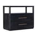 Linville Falls Shou Sugi Ban Two Drawer Nightstand