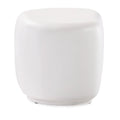 Pebble End Table - Bone