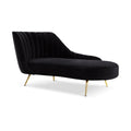 Lourdes Velvet Upholstered Chaise Lounge
