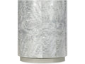 Emile Accent Table – Silver & Gray Burl Veneer