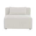 Demetria Fabric Upholstered Modular Armless Chair