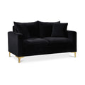 Mavis 58" Velvet Upholstered Loveseat