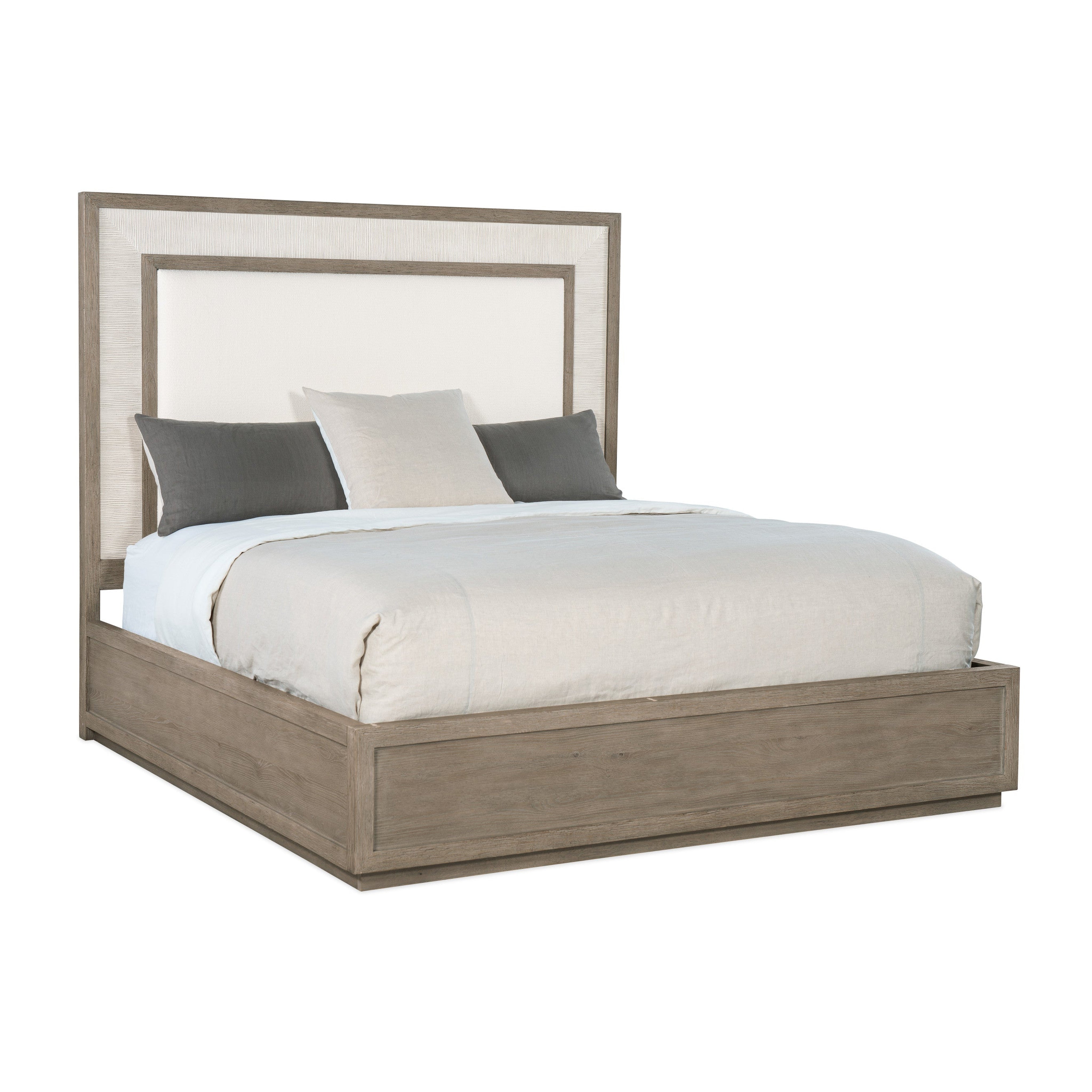 Serenity Rookery Cal King Upholstered Panel Bed
