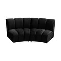 Hollis 83" Velvet Upholstered 2pc. Modular Sectional