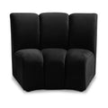 Hollis Velvet Upholstered Modular Chair