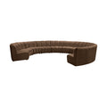Hollis 183" Velvet Upholstered 10pc. Modular Sectional