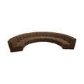 Hollis 183" Velvet Upholstered 7pc. Modular Sectional