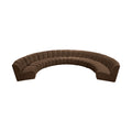 Hollis 183" Velvet Upholstered 8pc. Modular Sectional