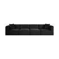 Rovigo 140" Corduroy Performance Fabric Upholstered 4 pc. Modular Sofa