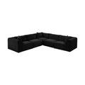 Rovigo 109" Corduroy Performance Fabric Upholstered 5 pc. Modular Sectional