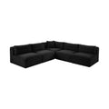 Rovigo 101" Corduroy Performance Fabric Upholstered 5 pc. Modular Sectional