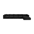 Rovigo 176" Corduroy Performance Fabric Upholstered 5 pc. Modular Sectional