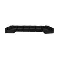 Rovigo 202" Corduroy Performance Fabric Upholstered 8 pc. Modular Sectional
