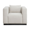 Alistair Linen Textured Fabric Upholstered Chair