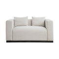 Alistair 67" Linen Textured Fabric Upholstered Sofa
