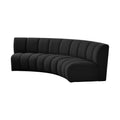 Hollis 119" Boucle Fabric Upholstered 3pc. Modular Sectional