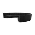 Hollis 178" Boucle Fabric Upholstered 8pc. Modular Sectional