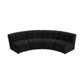 Langley 119.5" Velvet Upholstered 4pc. Modular Sectional