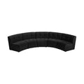 Langley 141.5" Velvet Upholstered 5pc. Modular Sectional
