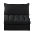 Huntley Velvet Upholstered Modular Armless Chair