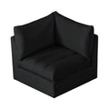 Huntley Velvet Upholstered Modular Corner Chair