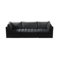 Huntley 103" Velvet Upholstered 3pc. Modular Sofa