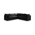 Huntley 103" Velvet Upholstered 5pc. Modular Sectional