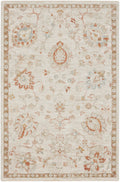 Infinite Ivory Vintage Polyester Area Rug