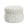 Round White Shell Box