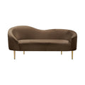 Quintessa 67" Velvet Upholstered Sofa