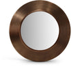 Sigrid Brown Iron Frame Mirror - 24M