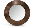 Sigrid Brown Iron Frame Mirror - 30M
