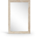 Orleans Natural Genuine Travertine Frame Mirror