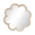 Vercelli Natural Genuine Travertine Frame Mirror
