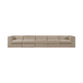 Ricarda Velvet Performance Fabric Upholstered 5pc. Modular Sofa