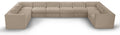 Ricarda Velvet Performance Fabric Upholstered 10pc. Modular Sectional