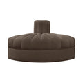 Ricarda Brown Velvet Performance Fabric Upholstered Modular Chair - RC