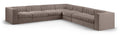 Ricarda Taupe Velvet Performance Fabric Upholstered 7pc. Modular Sectional - Sec7A