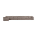 Ricarda Taupe Velvet Performance Fabric Upholstered 8pc. Modular Sectional - Sec8D