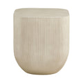 Segovia Beige Concrete Indoor/Outdoor End Table